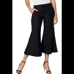 C Wonder by Christian Siriano Flared Wide Leg Pant Black - Regular